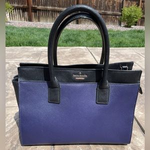 Kate Spade New York medium sized tote blue/black